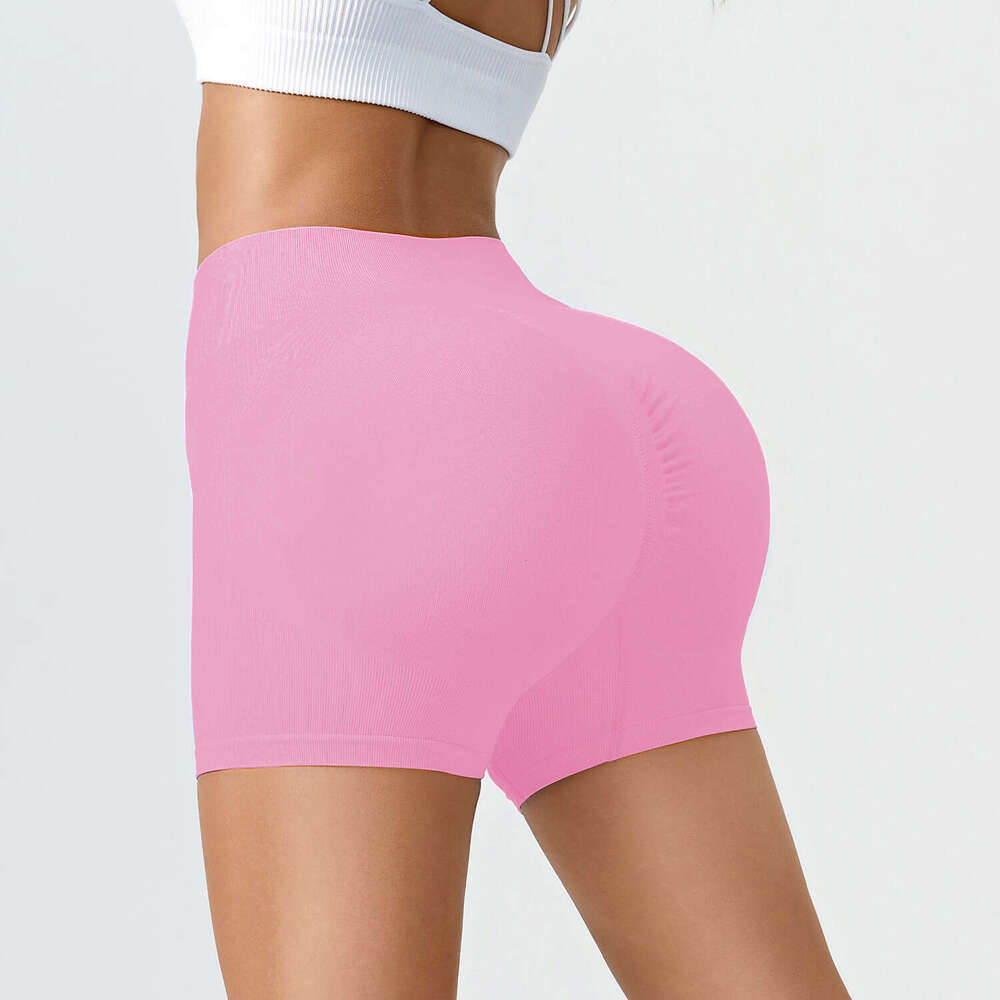 Summer Tight High Waist Sexy Peach Quick Drying Breathable Yoga Pants Womens Sports and Fitness 3/4 Shorts Designer Workout Clothe Yoga Jacket