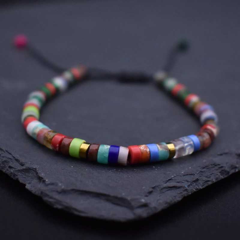 Ladies small bead bracelet amethyst stone bead bracelet handmade jewelry cool mens adjustable bracelet couple gift W240913