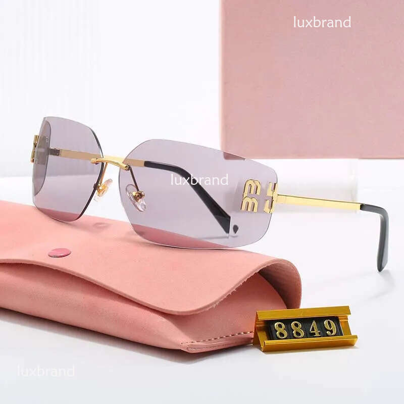 Sunglasses For Women Glasses Woman Eyeglass Uv Protection Glasses Mixed Color 20 Colors Rimless Goggle Sun Glases Lady Designer Shade Sonnenbrille Luxury Bb3