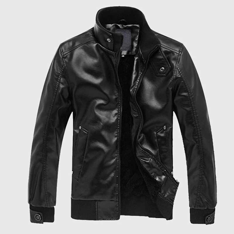 2023 Autumn Mens Leather Jackets Men Jacket High Quality Classic Motorcycle Bike Cowboy Jackets Male Plus Thick Coats S-2XlX240913