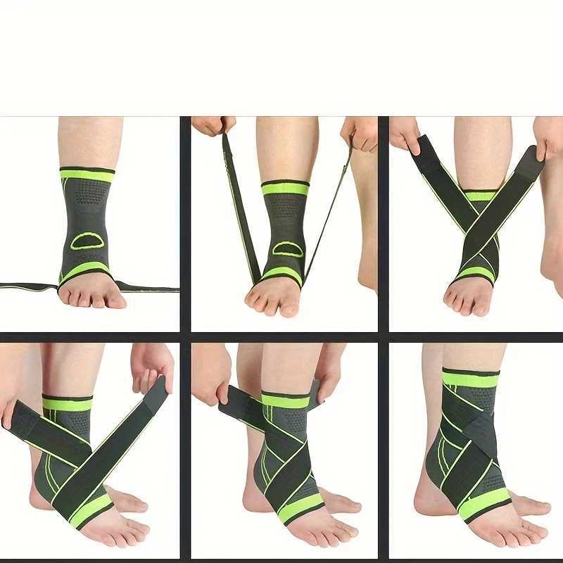 1Pc Ankle Support Brace With adjustable straps Best Ankle Compression Support Brace for Foot and Heel Y240913