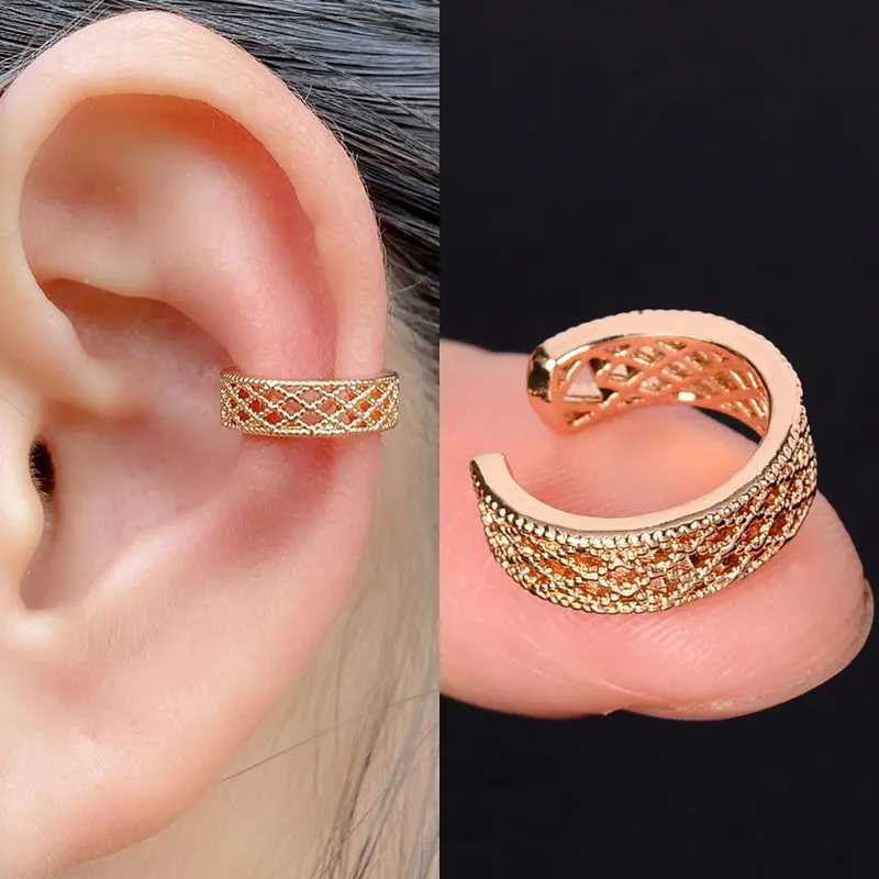 15 Designs Ear Cuffs Clip On Non Pierced Hole Ear Cuff Fake Without Piercing Cartilage Conch Earring Adjustable EaringX240913