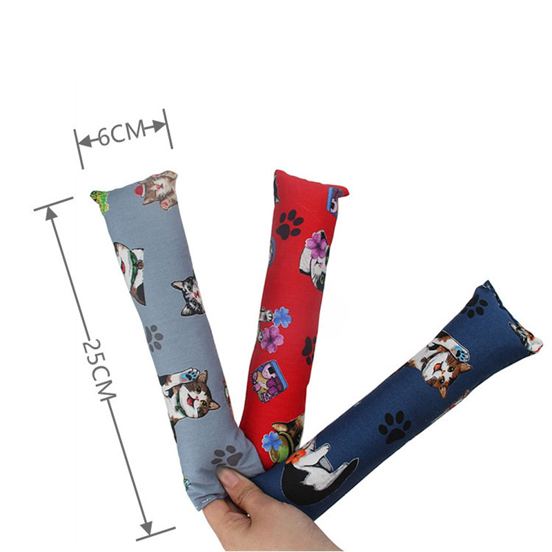 1PC Cartoon Print Cloth Catnip Cat Pillow Used For Grinding Teeth Toy Cat Play Doll New Hot Sale Pet Shop Home Pet Supplies