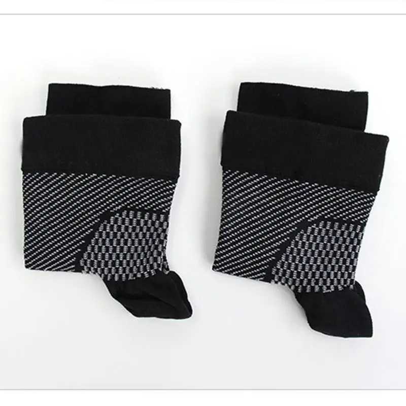 Sport Ankle Brace Soft Nylon Heel Protector Brace Soft Elastic Compression Socking For Ankle And Heel Protector Suitable For Y240913