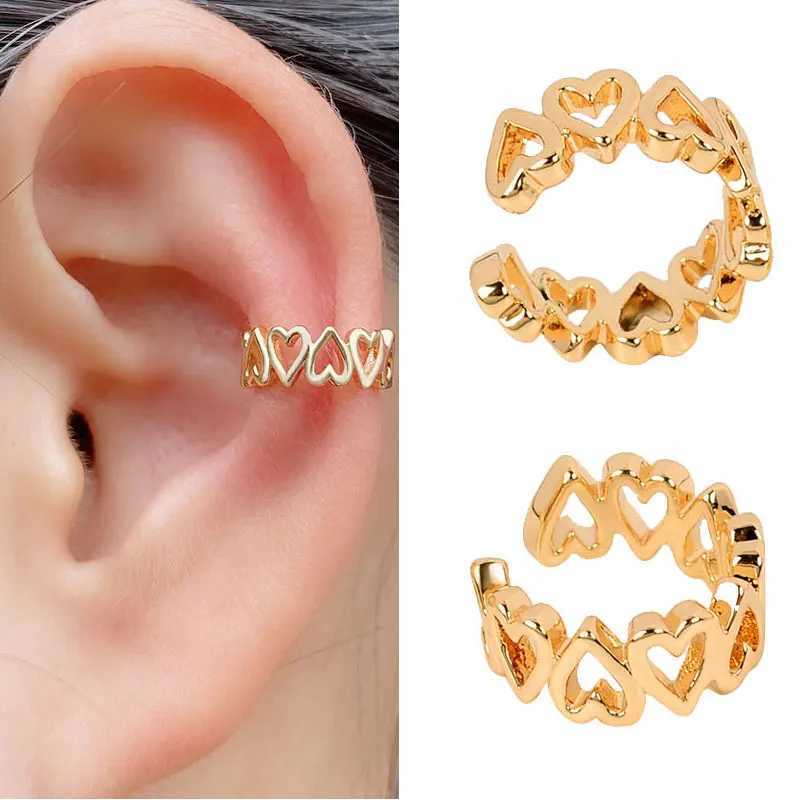 15 Designs Ear Cuffs Clip On Non Pierced Hole Ear Cuff Fake Without Piercing Cartilage Conch Earring Adjustable EaringX240913