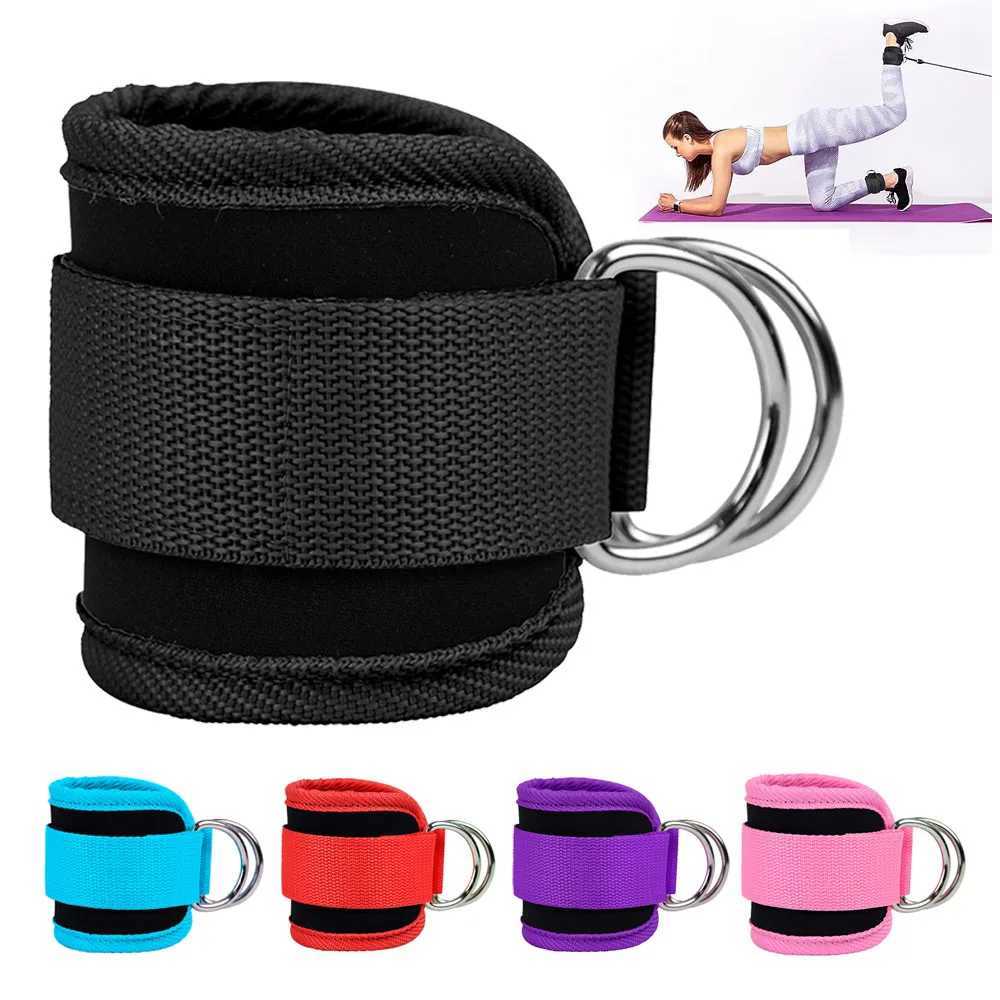 Sports Ankle Strap for Cable Machines Enhanced Booty Glute Leg Gym Ankle Cuff for Kickbacks Adjustable D-Ring Support Cuffs Y240913