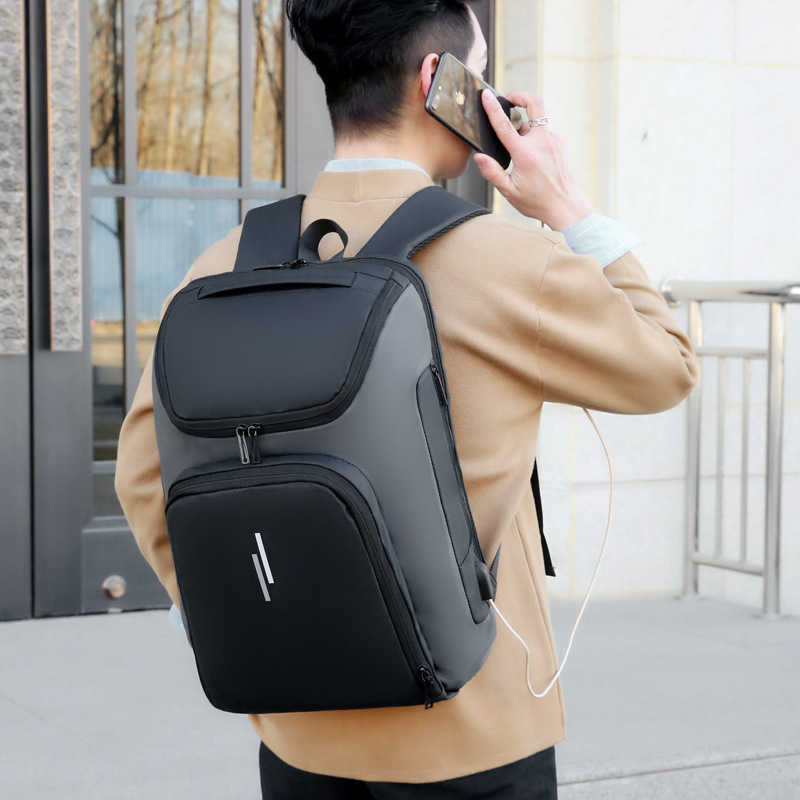 Men's waterproof backpack, laptop bag, outdoor luggage backpack, student backpack, travel backpack 240915