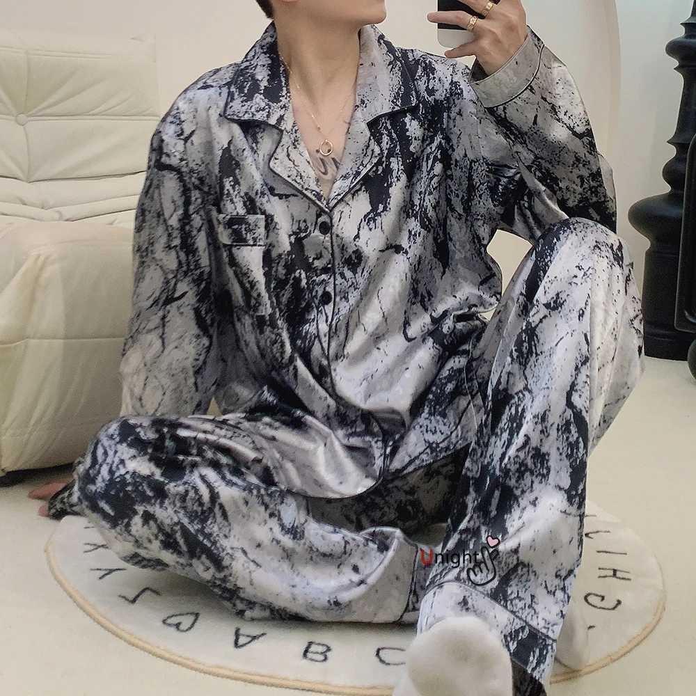 Men Pajamas Sets Long Sleeve Summer Cotton Sleepwear Plus Size M-5XL Loungewear Homewear Night Wear Pyjama Y240913