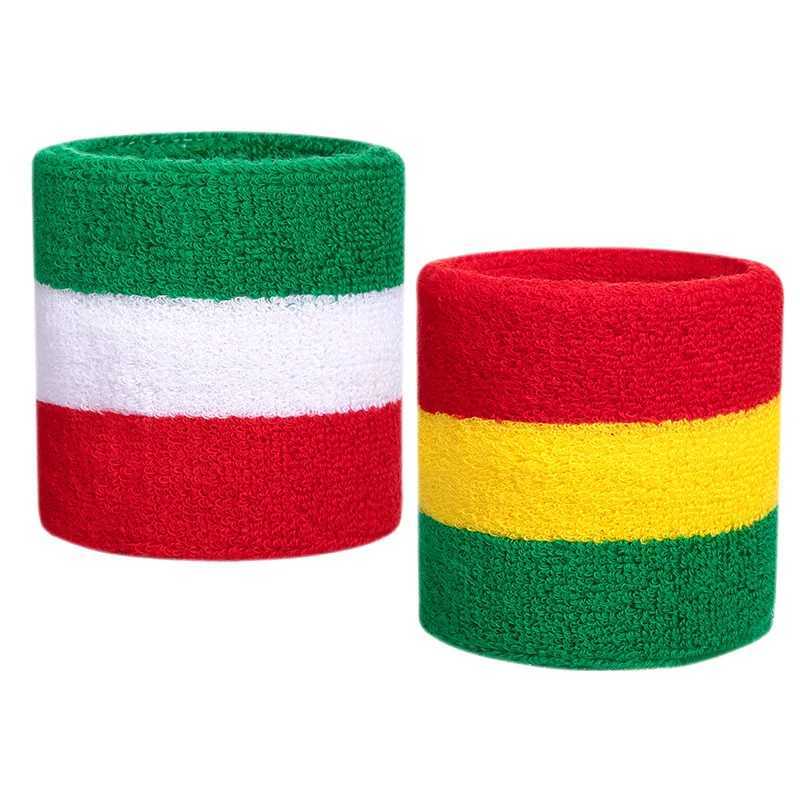 Wrist Support 1 Piece Basketball Sports Bracelet Striped Towel Bracelet Sweat Belt Badminton Board Tennis Wrist Carpal Tunnel Support Belt z240913
