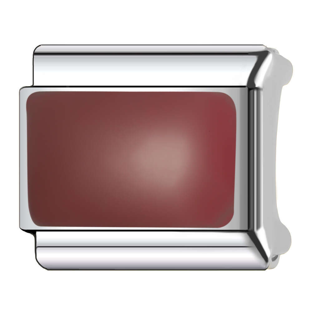 New Women's Gift colour Bead Italian Charms Links Bangle Beads Fit 9mm Stainless Steel Bracelet Making DIY For Women Fashion Jewelry