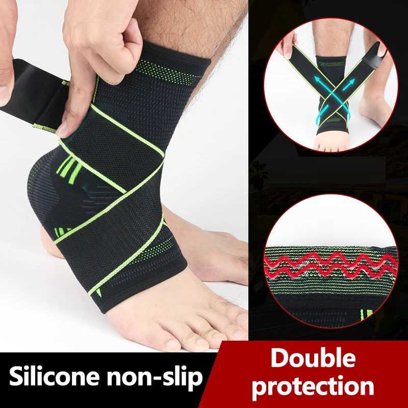 1 PCS Protective Football Ankle Support Basketball Ankle Brace Compression Nylon Strap Belt Protector Y240913