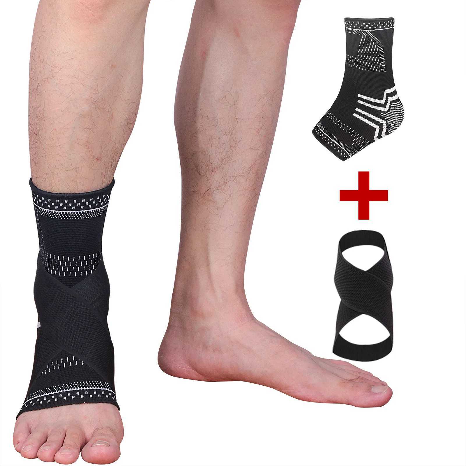1pc Sports Ankle Brace Anti Fatigue Compression Ankle Support Elastic Bandage Ankle Protector Running Foot Protective Gear Y240913