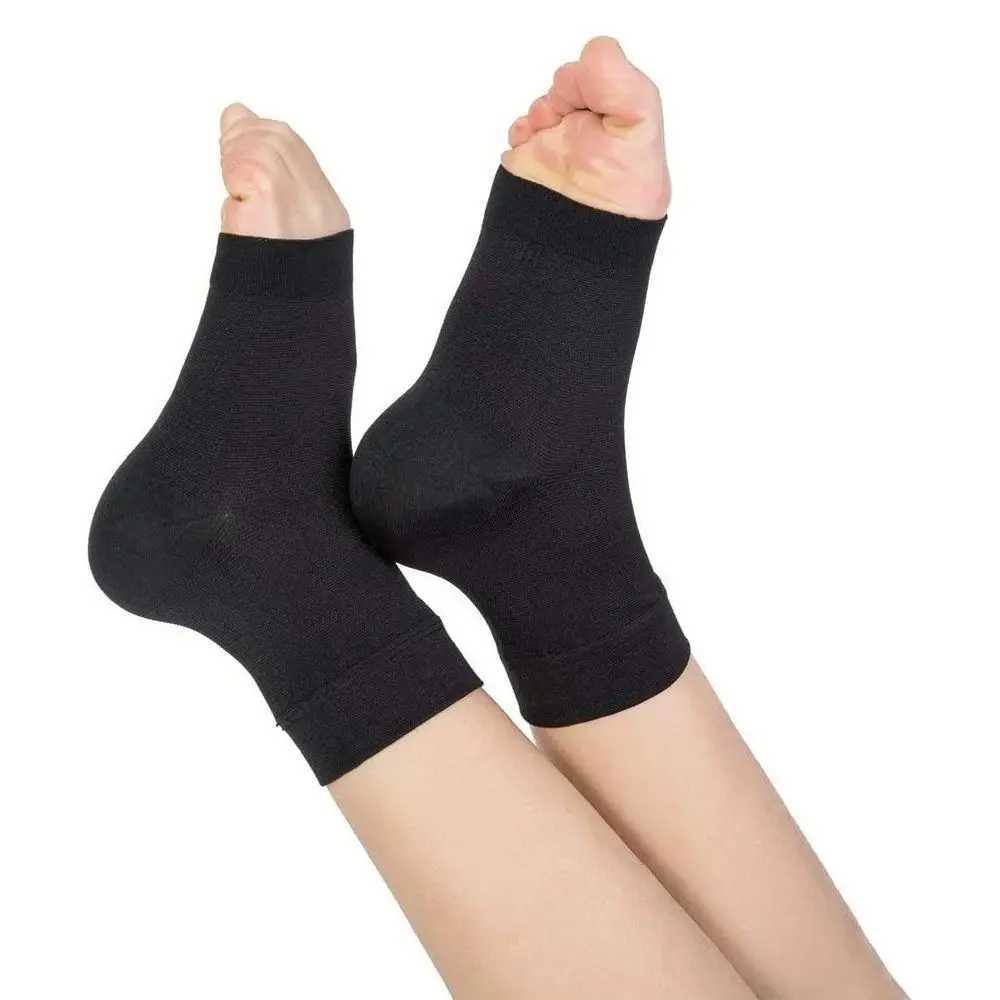 1Pc Sports Socks Elastic Gel Heel Pads Soft Breathable Heel Protective Sock Silicone Socks Light and Thin Ankle Support Running Y240913