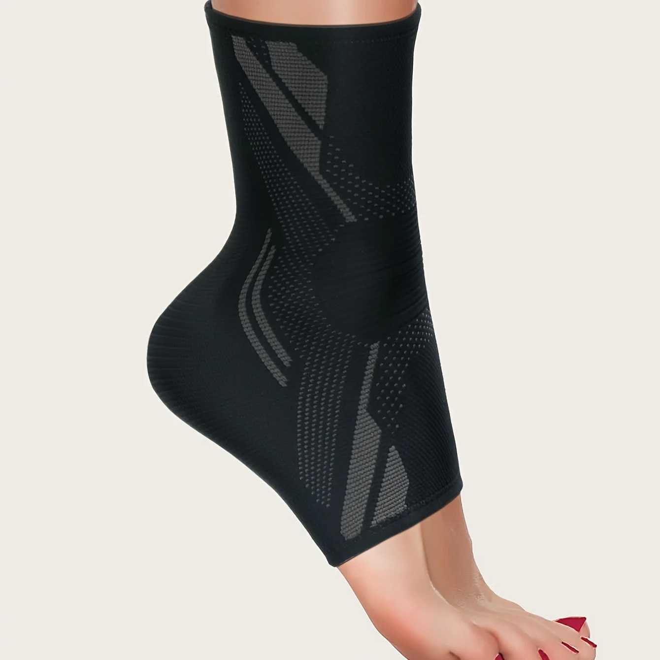 1Pc Ankle Brace Compression Support Sleeve for Injury Recovery Joint Pain and More. Achilles Tendon Support Plantar Fasciitis Y240913