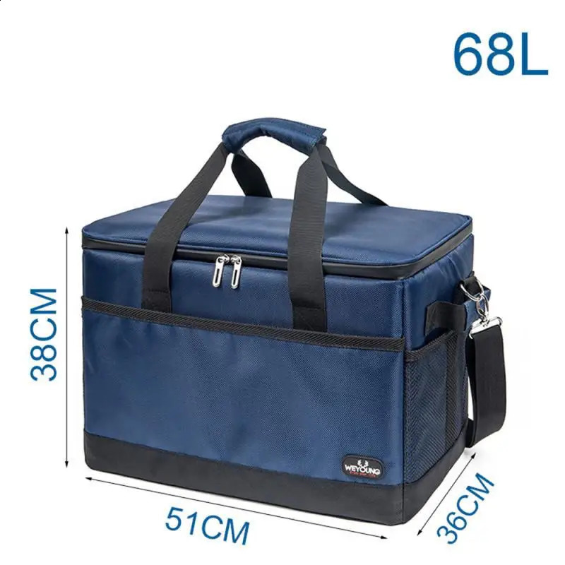 Portable picnic bag made of Oxford cloth easy to carry with thermal insulation thickness and leak proof Outdoor product 240910