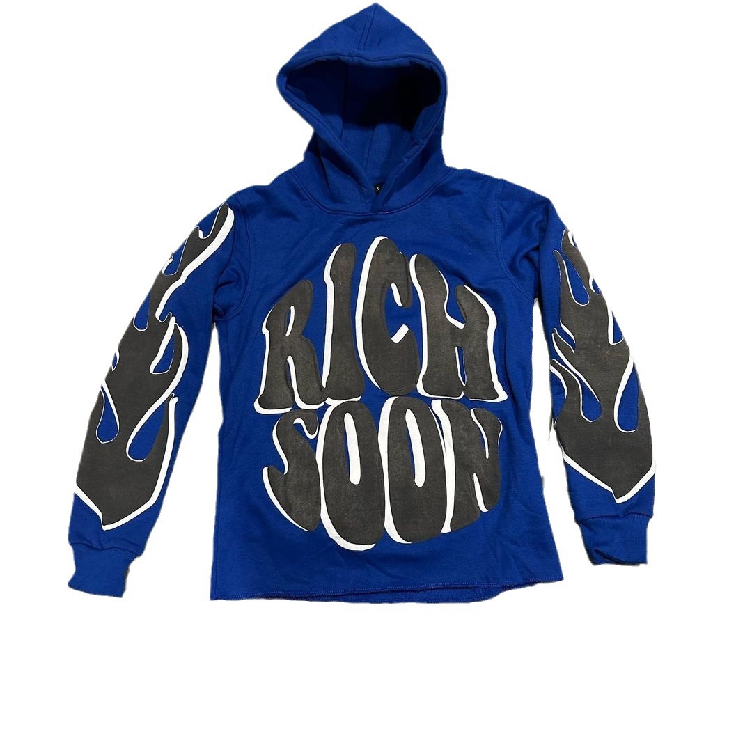 2000s Vintage Streetwear Letter Print Long Sleeve Oversized Hoodies Women's Y2K Gothic Harajuku Pullovers Women Clothes