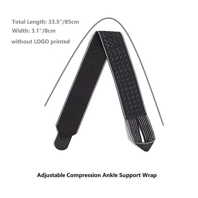 Adjustable Ankle Support Compression Ankle Brace Protector for Running Soccer Basketball Nylon Knitted Gym Bandage Ankle Strap Y240914