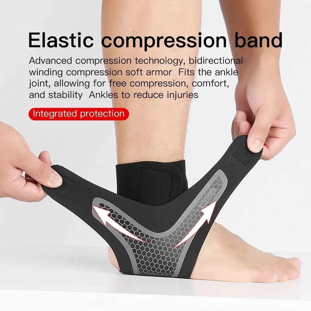 1 Pcs Sports Ankle Support Bandage Ankle Brace Nylon Ankle Compression Support Gym Fitness Basketball Football Running Y240914