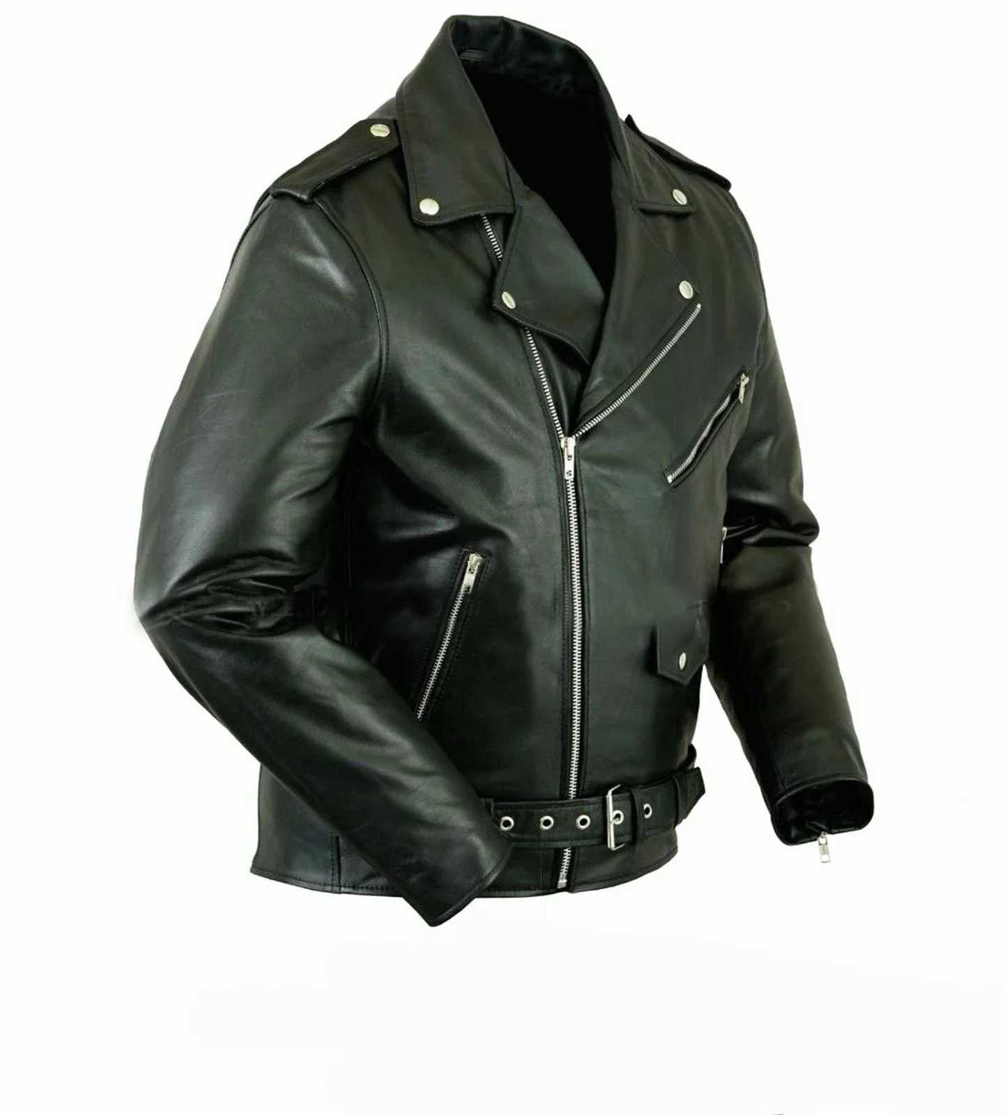 Slim Fit Stand Collar PU Jacket Male Anti-wind Motorcycle Lapel Diagonal Zipper Jackets Men Leather Jacket men jacketX240913