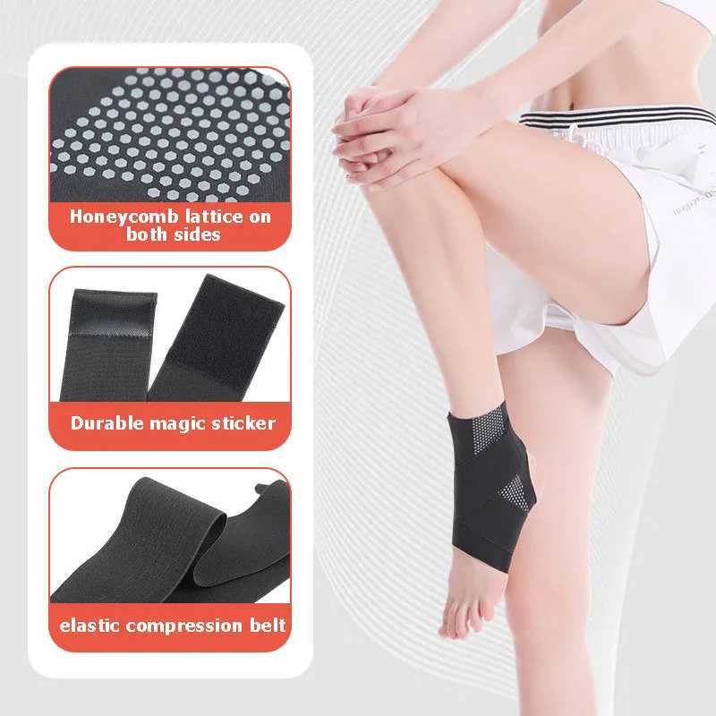 Ankle Support Adjustable Sports Anti Sprain 1Piece Ankle Protector Stabilizer Bandage Strap Fixed Basketball Running Ankle Guard Y240913
