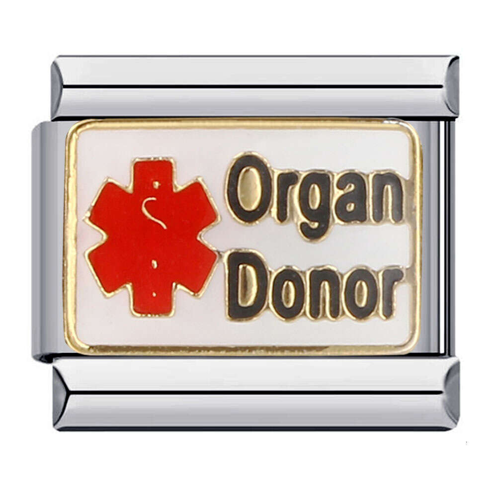 New Titanium Steel Welding Personalized English DIY Beads Italian Charm Bracelet Italian Charm Links Fit 9Mm Bracelet Jewelry DIY Making Gifts