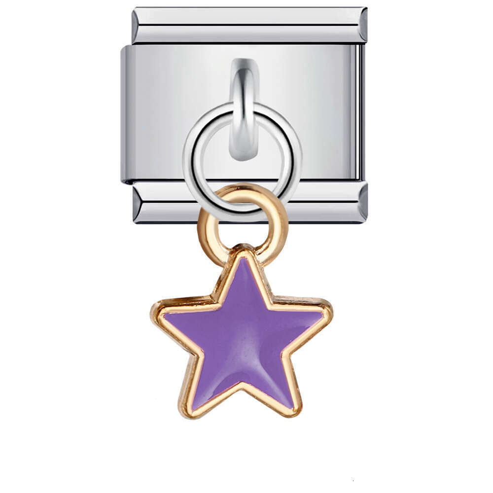 Single Hook Bead Bracelet With Square Elastic Splicing Titanium Steel Strap Chain Italian Charm Links Stainless Steel Fit 9mm Bracelet Jewelry DIY Mak