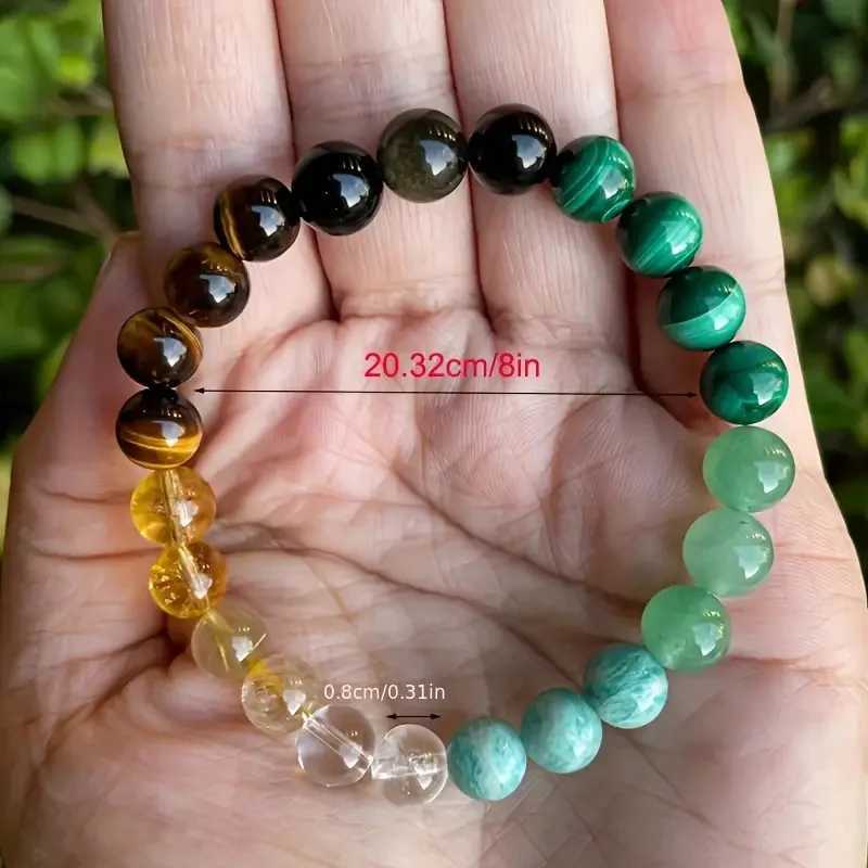 8mm natural stone bead bracelet womens lucky charm love wealth good luck colorful bracelet jewelry birthday gift W240913