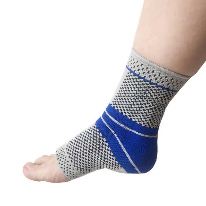 1PCS Ankle Brace Compression Support Sleeve Guard with Stabilizing Gel Pads for Ankle Achilles Tendonitis Plantar Fasciitis Pain Y240913