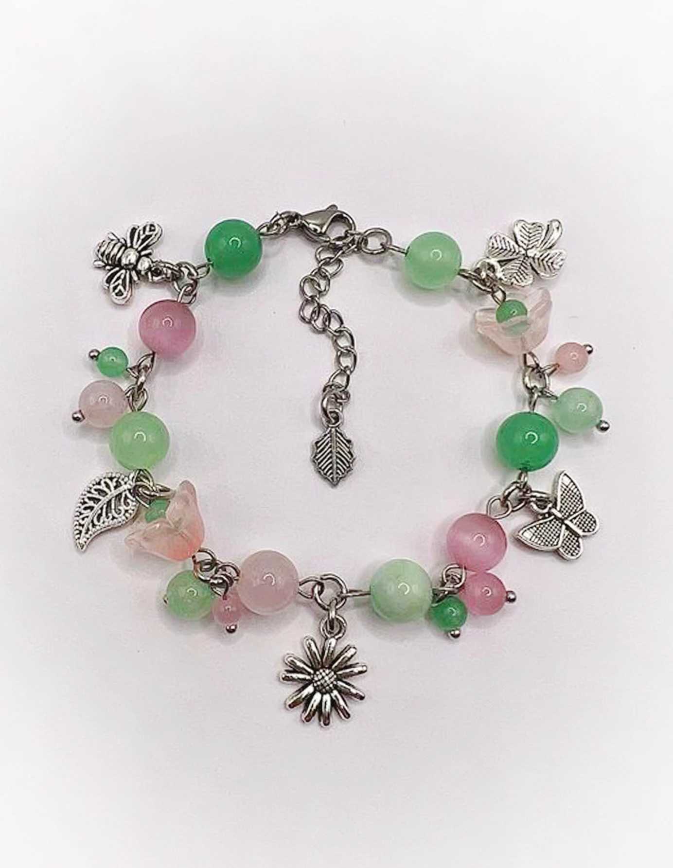 1Pc Exquisite Fruit Star Y2K Fashion Cute Handmade Bead Bracelet Womens Party Ball Gift W240913