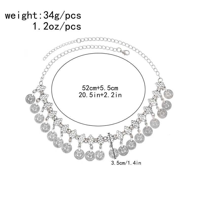 Vintage Coin Women Headband Tassel Bohemian Ethnic Pendant Statement Hair Jewelry Charms Carved Turkish Hairwear Headband FemaleX240913