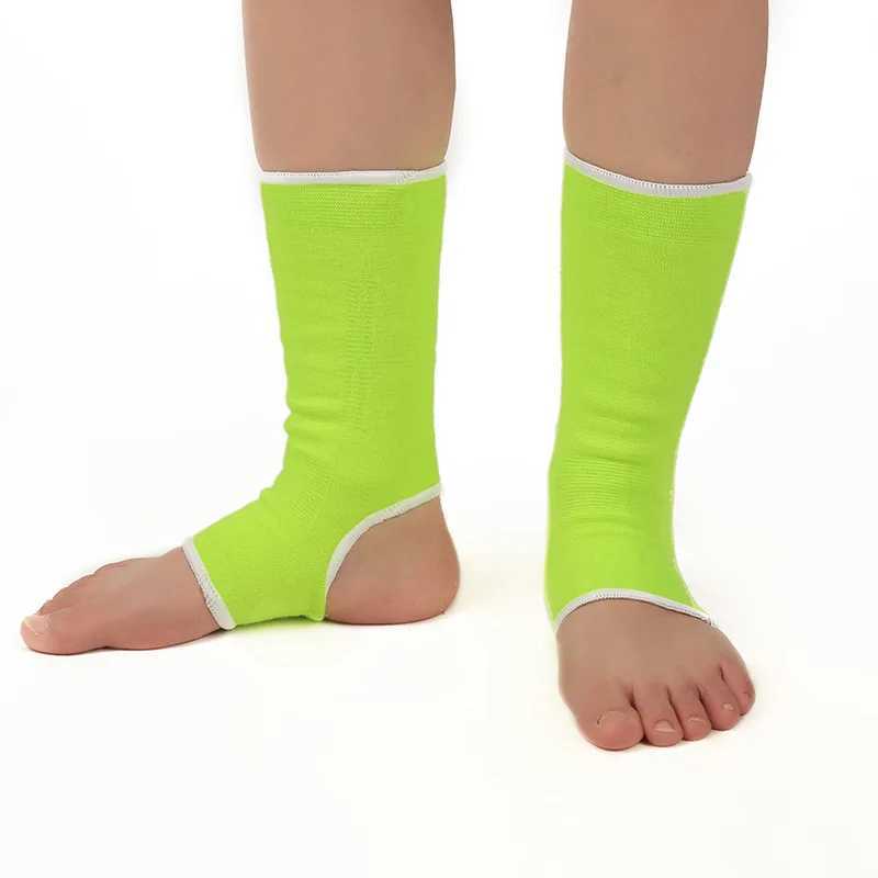 2pcs Boxing Ankle Brace Muay Thai Combat Ankle Support Brace Compression Socks Fighting Foot Guards Boxing Training Socks Y240913