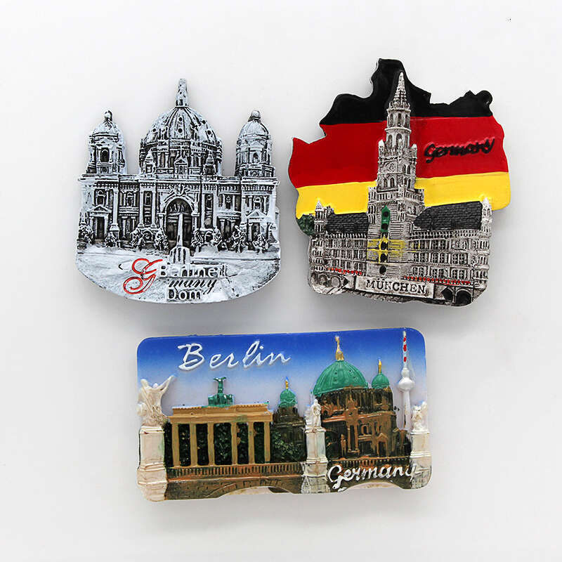 fridge magnetic refrigerator stickers Germany Cologne Cathedral Berlin Heidelberg neikal Dresden Munich Germany tourism souvenir
