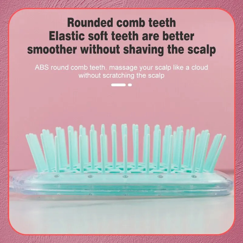 Fluffy Modeling Comb Mesh Hairdressing Hair Smoothing Honeycomb Plastic Massage Dry And Wet Hollow 240911