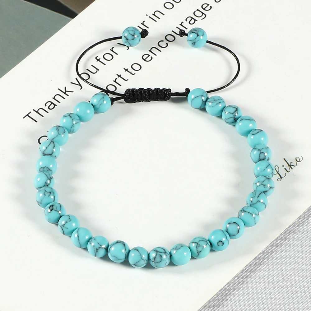 14 fashionable tiger eye stone bracelet bead handmade rope woven bracelet suitable for female friends couple gifts jewelry Pulseras W240913