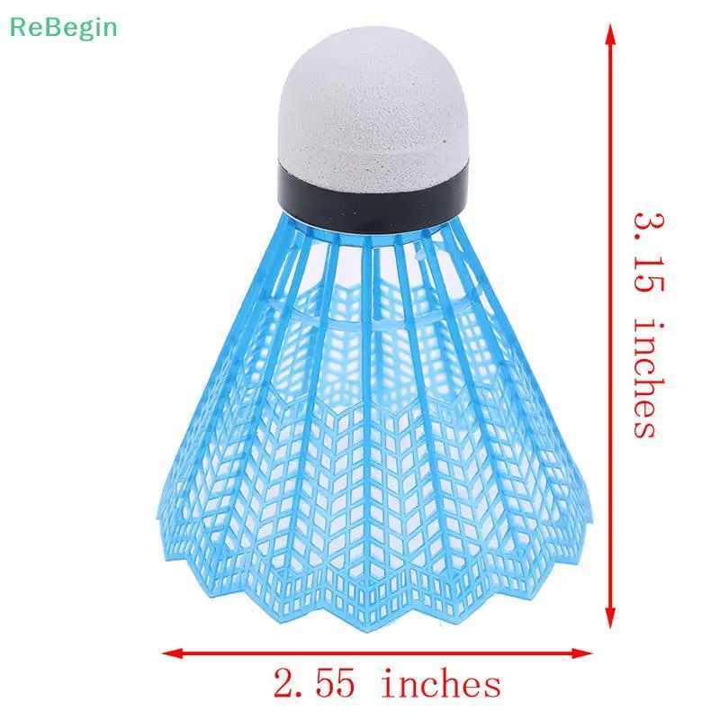 12 Pcs Colorful Plastic Badminton Ball Shuttlecocks Sport Training Sport Y240912