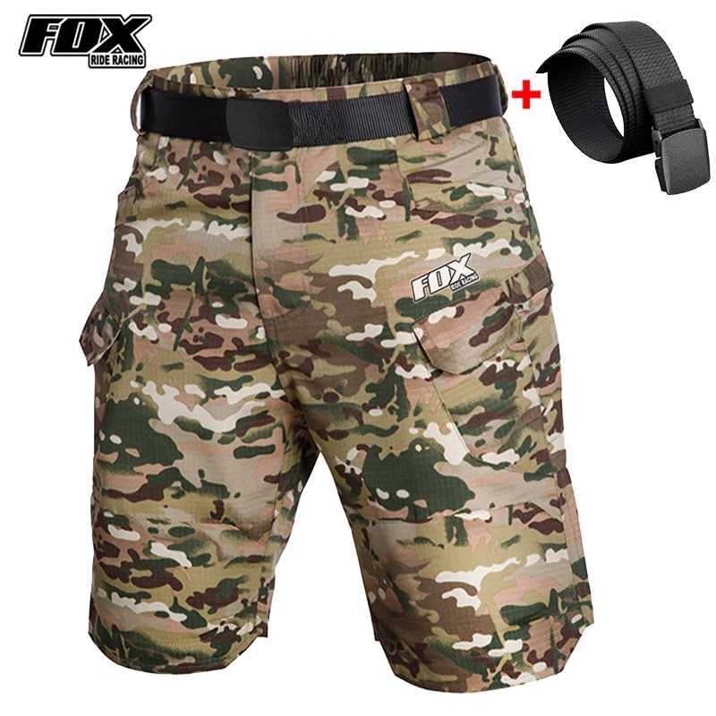 FOX RIDE RACING MTB Bike Shorts Quick drying Mountain Bike Shorts Mens Motorcycle Off road Bike Culotte Pantaloncini Ciclismo Uomo W240913