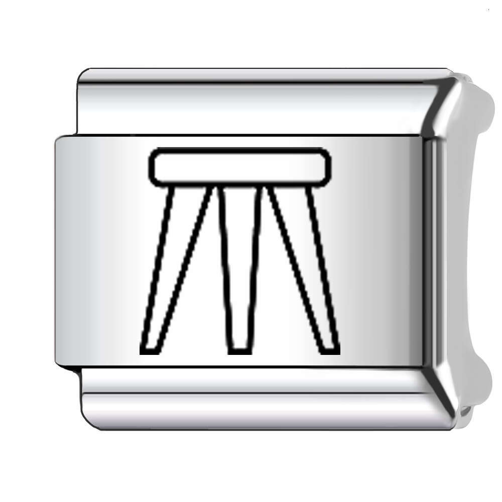 New Women's Gift Classic pattern sports Bead Italian Charms Links Bangle Beads Fit 9mm Stainless Steel Bracelet Making DIY For Women Fashion Jewe