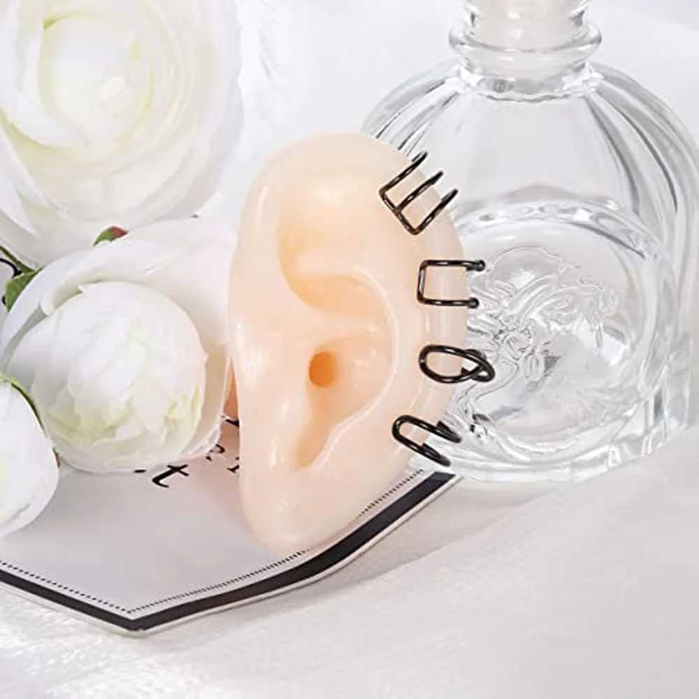 2-4pcs Stainless Steel Black Ear Criss Cross Double Lines Adjustable Ear Cuff Earrings Non-Piercing Fake Cartilage Clip On WomenX240913