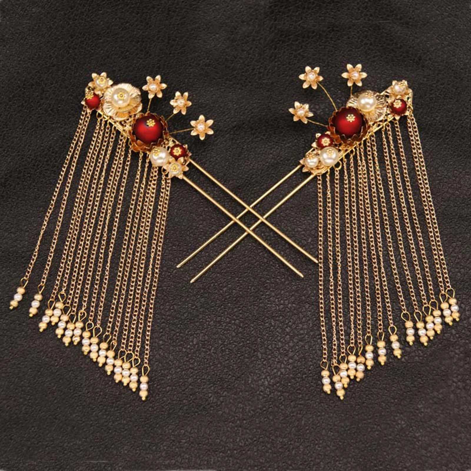 Women Hanfu Hair Combs Traditional Chinese Wedding Hair Accessories Headband Stick Headdress Head Jewelry Bridal Headpiece PinX240913