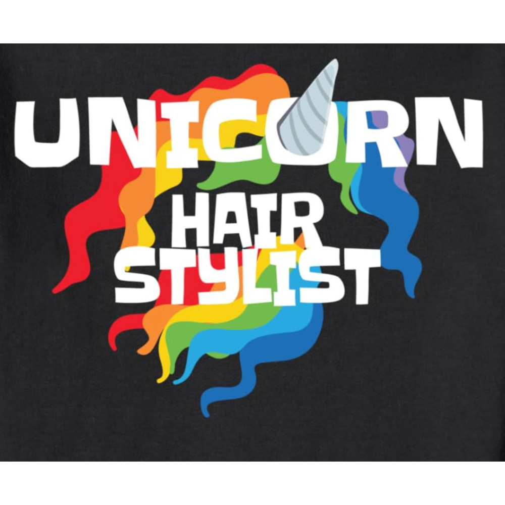 Long Sleeve Shirts for Men sweatshirt Unicorn Hair Stylist Hairdresser Unicorn Lover Gift Sweatshirt Tee Streetwear Casual tops clothes