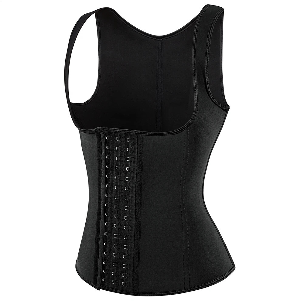 Latex corset vest weight loss sticker chest binding molding machine 9 steel waist trainer 240913