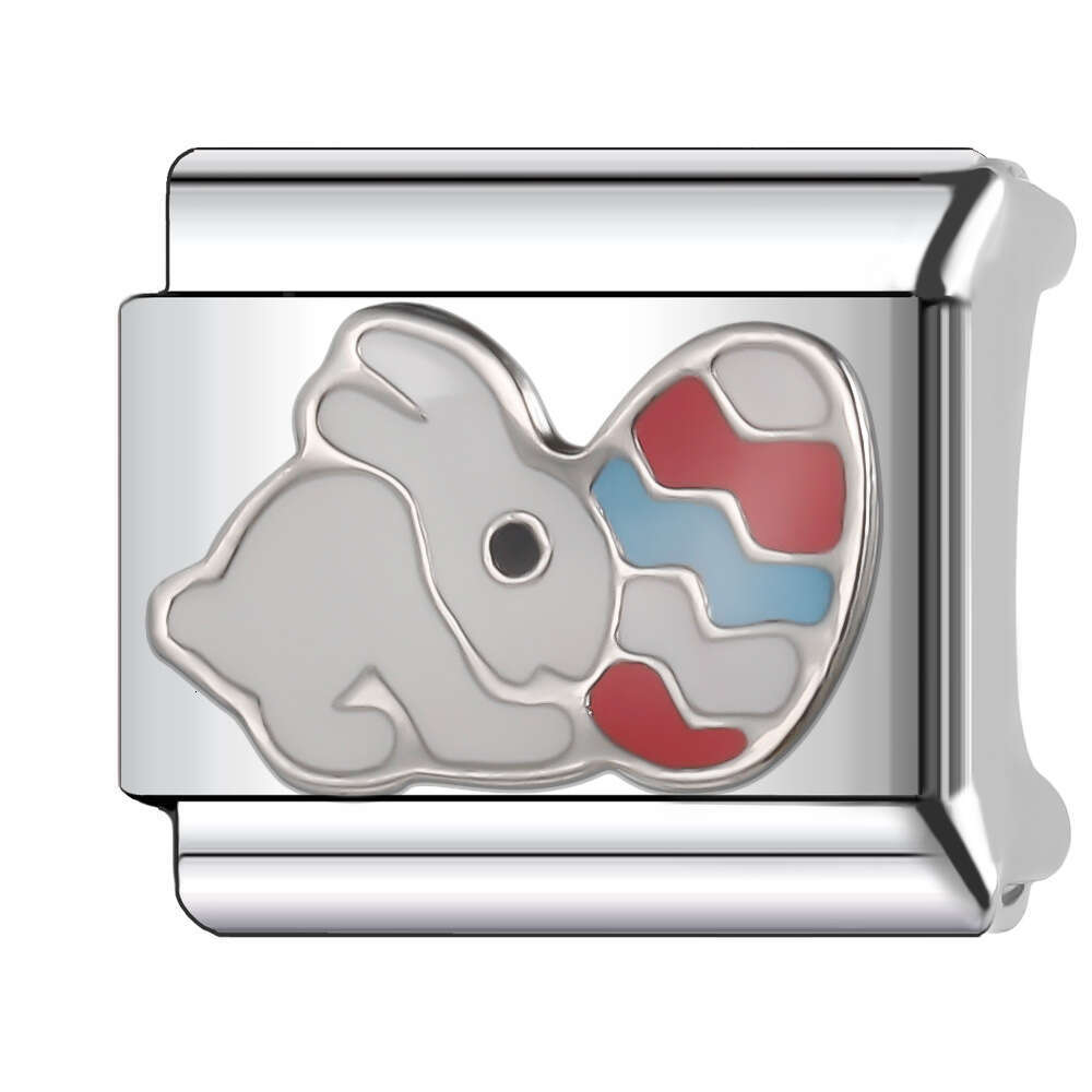 New Women's Gift Cute animals whales dolphins Bead Italian Charms Links Bangle Beads Fit 9mm Stainless Steel Bracelet Making DIY For Women Fashio