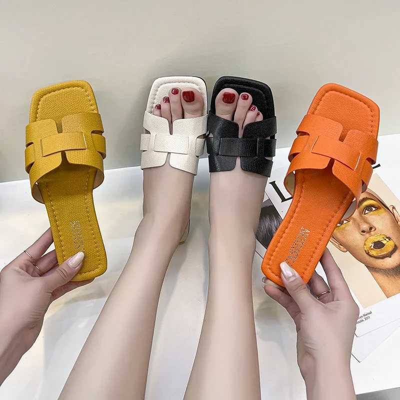 Summer Sliding Shoes for Women High Quality Sliding Sandals for Women New Fi Design for Beach Flat Shoes for WomenXJ250326