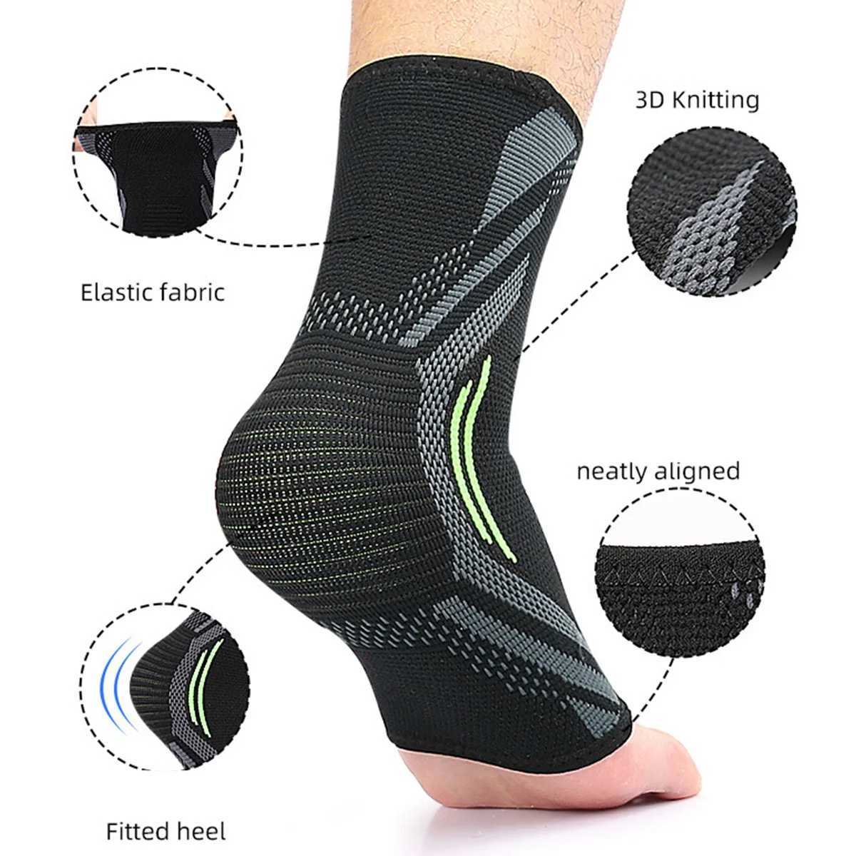 New Casual Fitness Elastic Protection Ankle Nylon Support Brace Ankle Support Wrap For Men Women Y240913