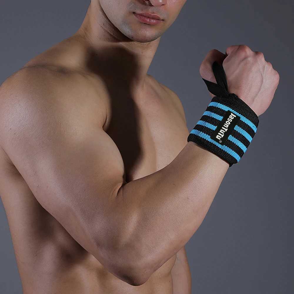 Wrist Support jasontutu Wristband Gym Training Wrist Support Brace Straps Wraps Crossfit Powerlifting Wrist Support Weight Lifting z240913