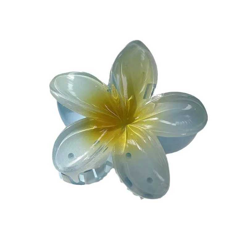 Fashion Egg Flower Hair Clips for Women Bohemia Style Flower Large Hair Claw Hairpin Beach Vacation Girls Hair AccessoriesX240912