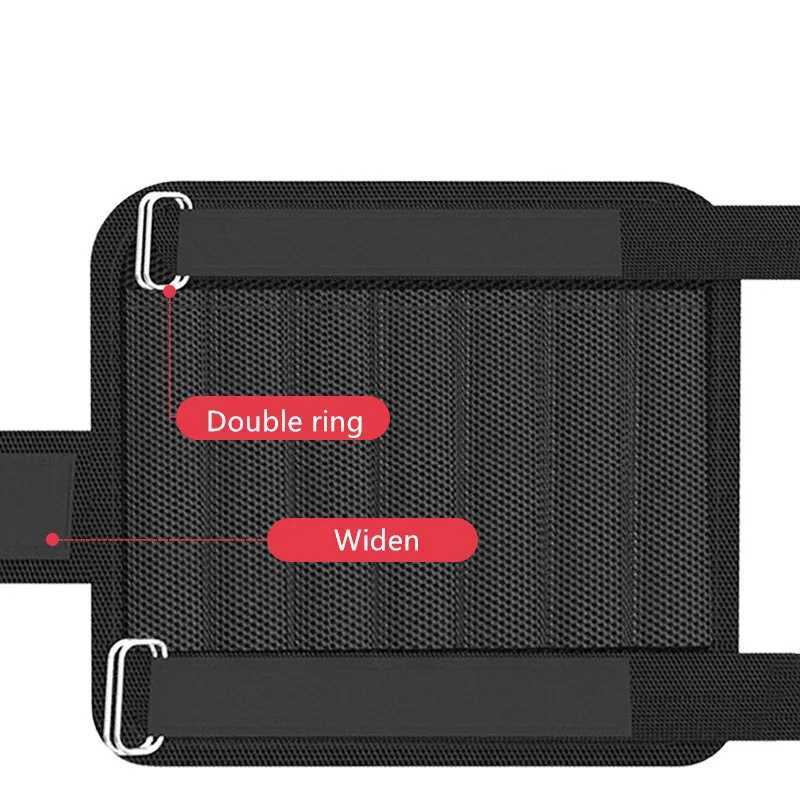 1 Pair Adjustable Ankle Weights Brace Strap with Weight Block Running Walking Crossfit Weight Gym Exercise Training Equipment Y240913