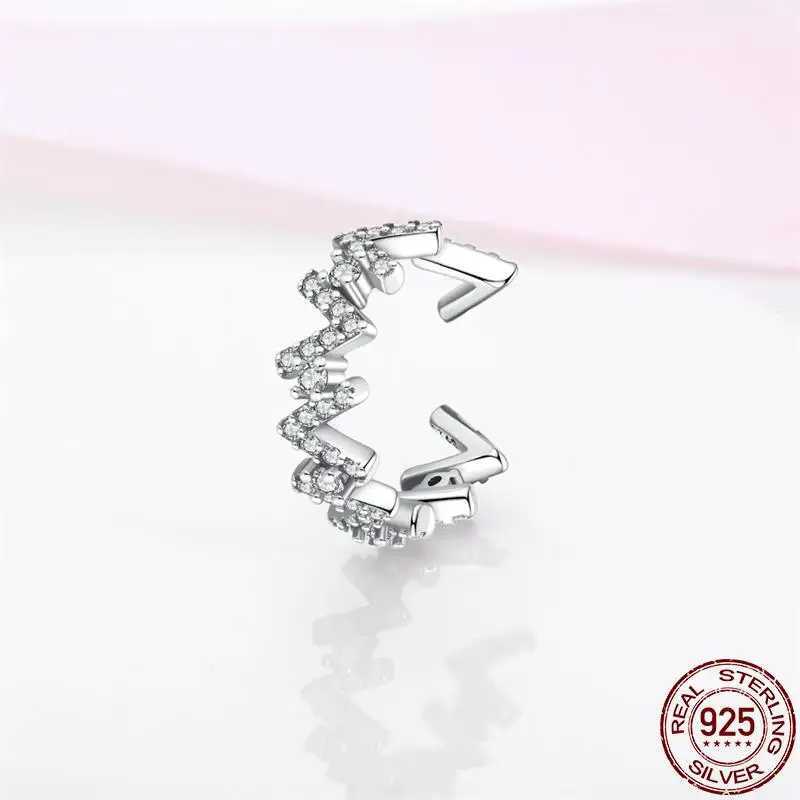 New in 925 Sterling Silver Single Simple Heptagram Ear Clip Earrings For Women Fashion Jewelry Birthday Gift 2023 TrendingX240913