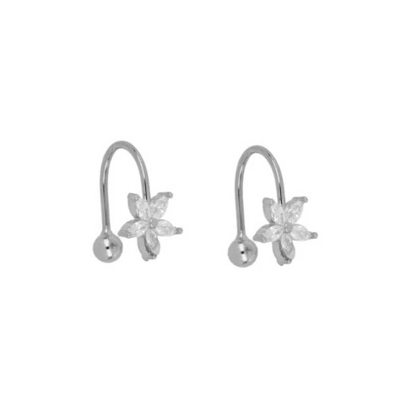 CRMYA Gold Silver Filled Ear Cuffs For Women CZ Zircon Ear Rings For Girls Clip Earring Jewelry Wholesale Aretes De MujerX240913