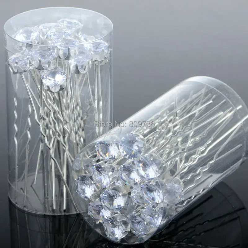 20PCS Wedding Bridal Pearl Hair Pins Flower Crystal hairpin Hair Clips Bridesmaid Jewelry Accessories Wholesale Drop ShipX240913